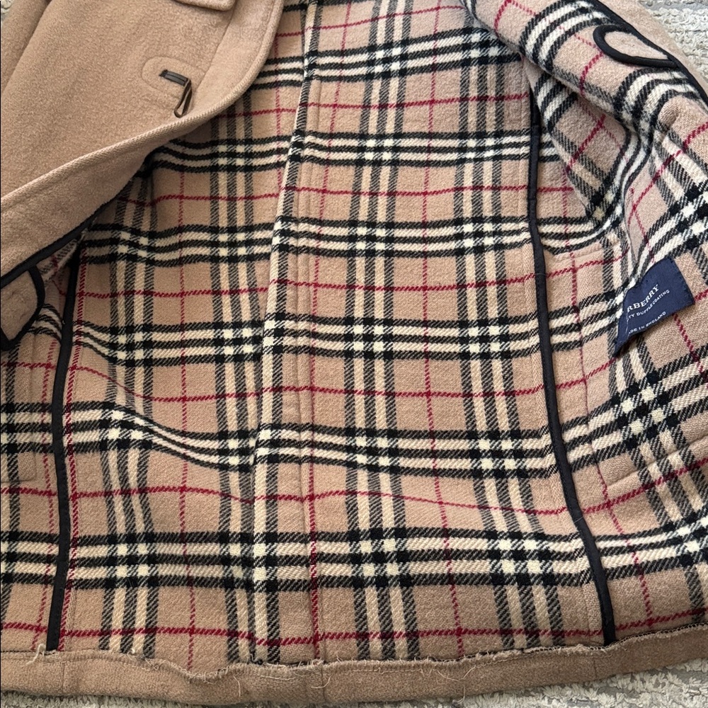 Burberry wool Tan Coat - Picture 3 of 6